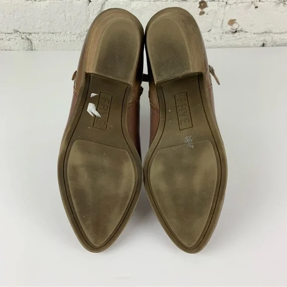 Frye Judith Double Zip Stacked Heel Ankle Bootie 9.5 - Picture 6 of 10